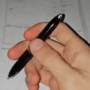 ZenAir Antistress Fidget Stift mit LED Licht